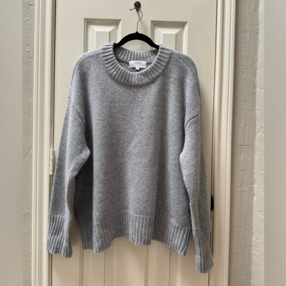 La Ligne 2X Solid Marin Sweater, Grey - Picture 1 of 8